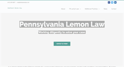 Desktop Screenshot of mbeckerlaw.com